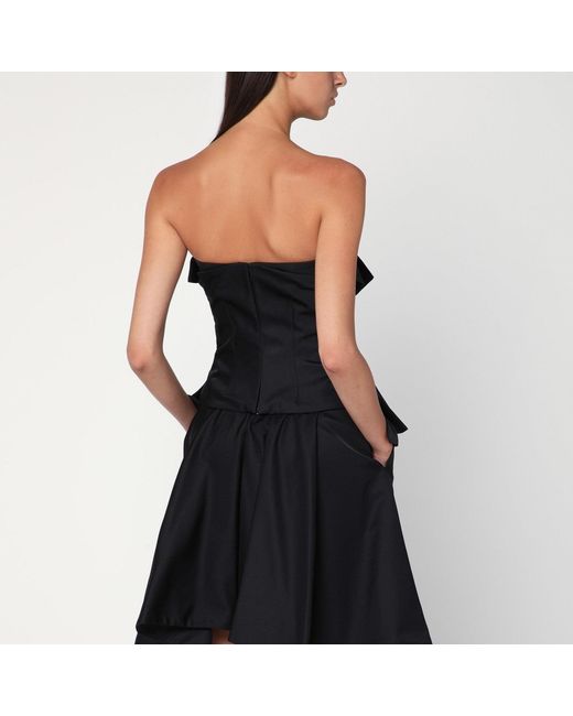 McQueen Black Corset Top