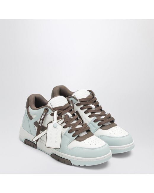 Off-White c/o Virgil Abloh Gray Out Of Office Sneakers/Light
