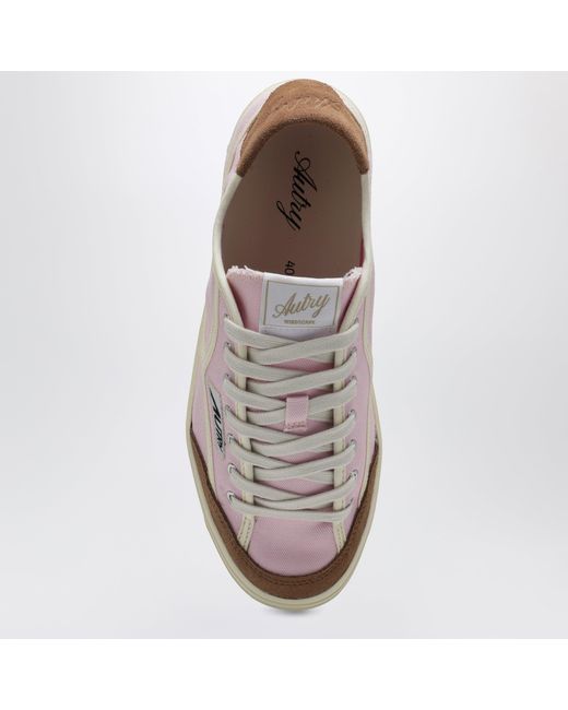 Autry Pink Windscape Low Sneakers