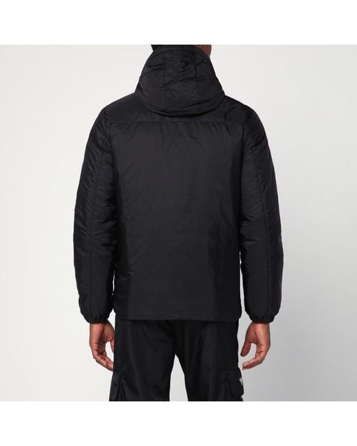 Prada Schwarze Gefütterte Jacke Aus Re-Nylon in Black für Herren