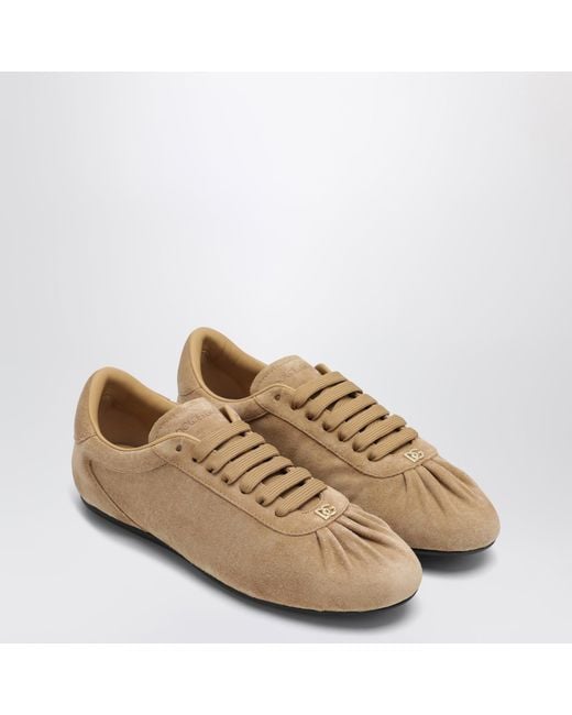 Dolce & Gabbana Brown Soft Ballet Sneaker
