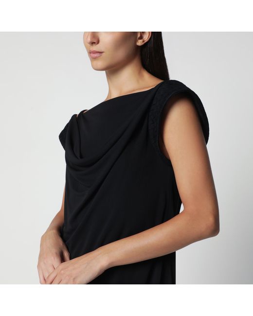 Bottega Veneta Black Long Dress