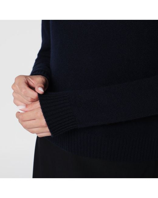 Lisa Yang Black Mable Crew-Neck Sweater
