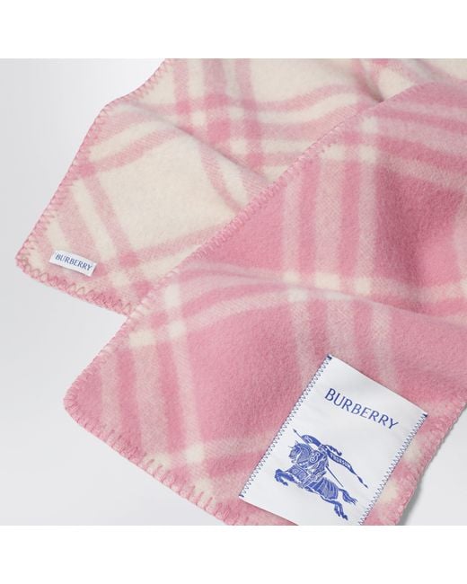 Sciarpa Check Rosa di Burberry in Pink