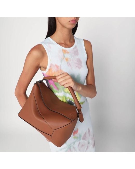 Borsa puzzle madia marrone di Loewe in Brown