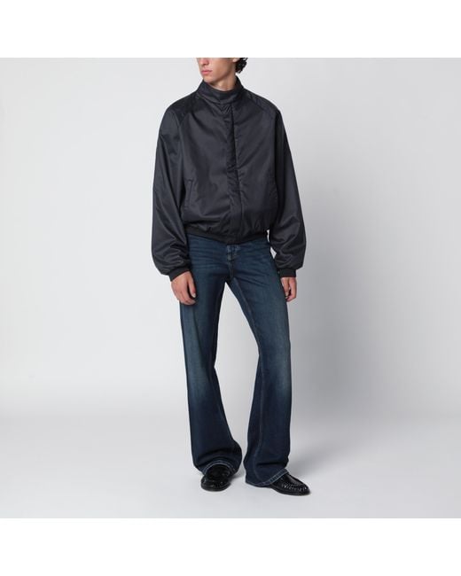 Gucci Blue Lightweight Nylon Jacket for men