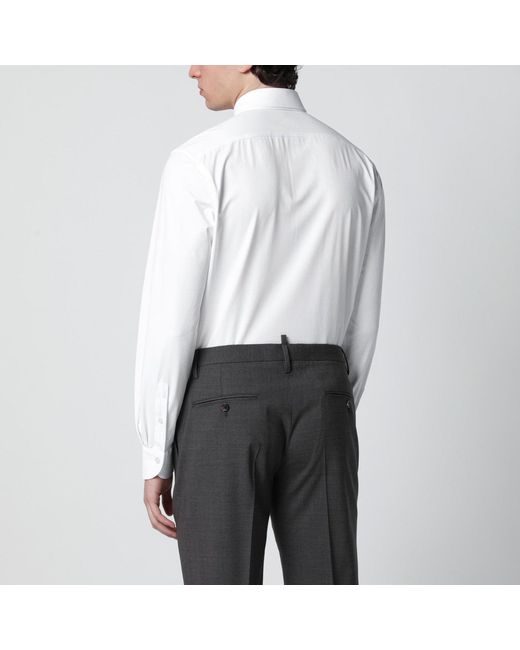 Xacus Gray Active Tailor Fit Shirt for men