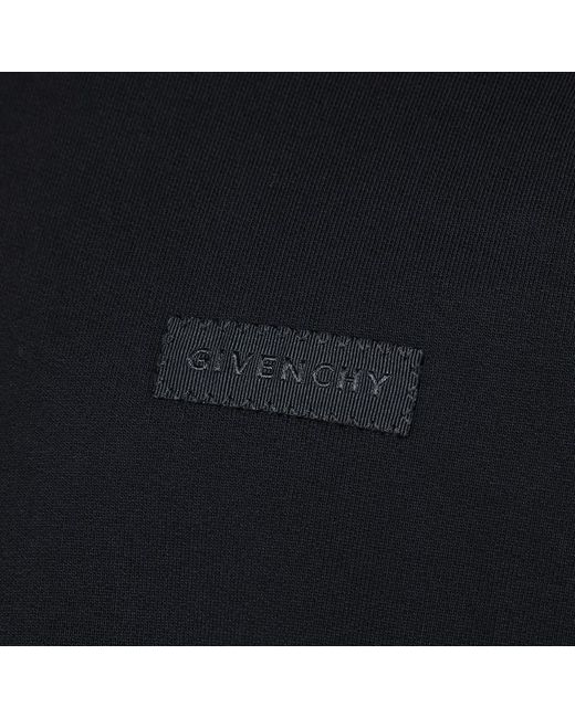 Givenchy Black Crew Neck Cotton Sweatshirt for men