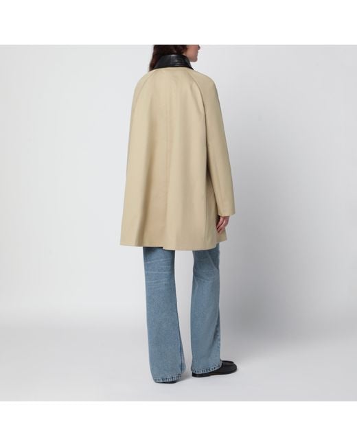 Cordera Natural Voluminous Camel Cotton Coat