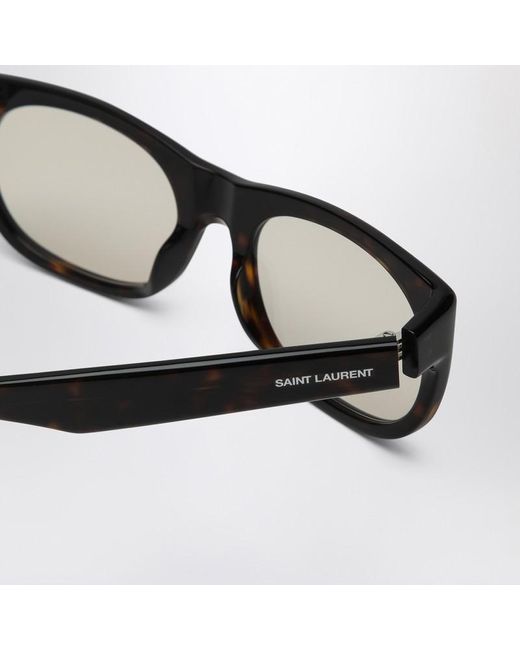 Occhiali da sole sl 815 romy dark havana/light yellow di Saint Laurent in Black