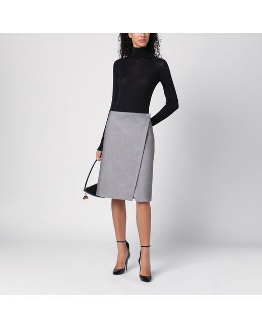Philosophy Pencil Skirt in Grey Lyst UK