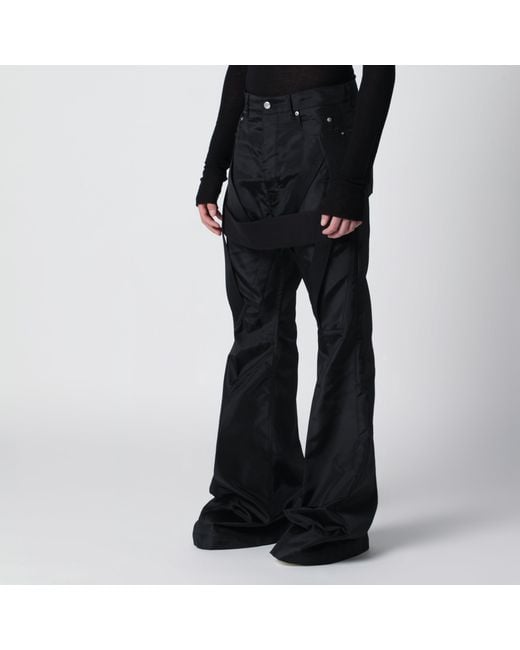 Rick Owens Black Megastrapped Bolans Jeans for men