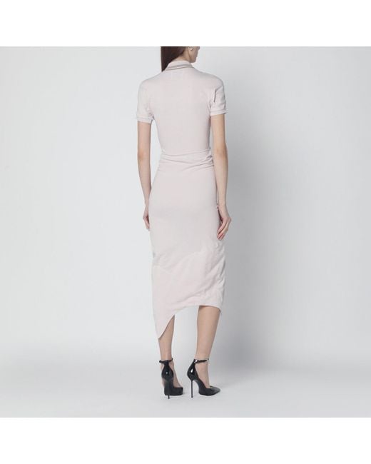 Vivienne Westwood White Ash Lilac Pulling Dress