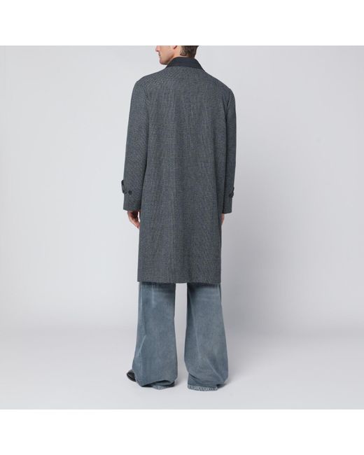 Manteau Homme Maison Martin Margiela Laine - Pardessus Gris Taille 46, Occasion Parfait état