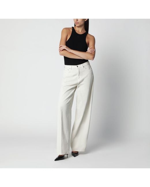 Haikure White Off- Bethany Corduroy Trousers