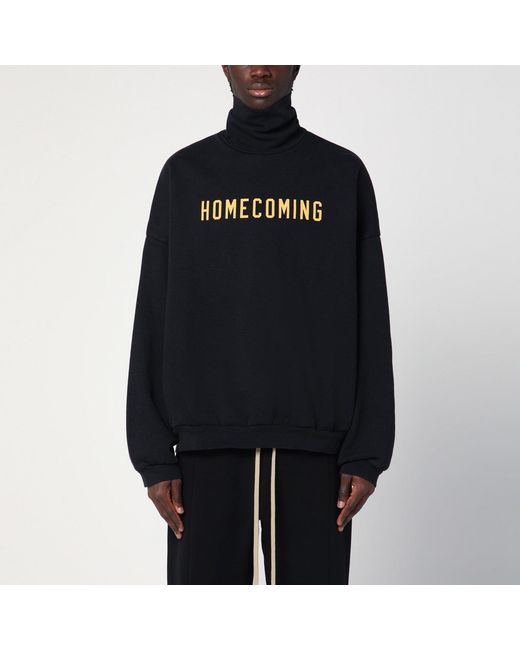 Fear Of God Black High-Necked Homecoming Sweatshirt for men