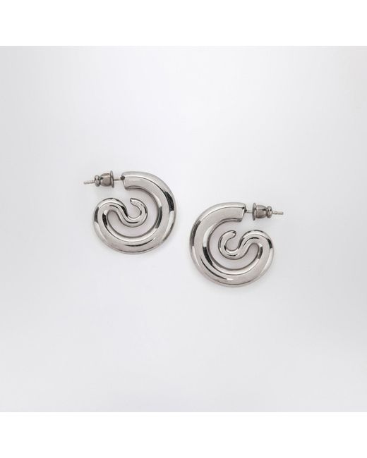 Panconesi Metallic Serpent Hoops Extra Small Earrings