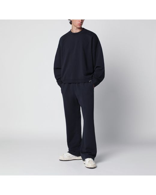 Represent Blue Midnight Cotton Jogging Trousers for men