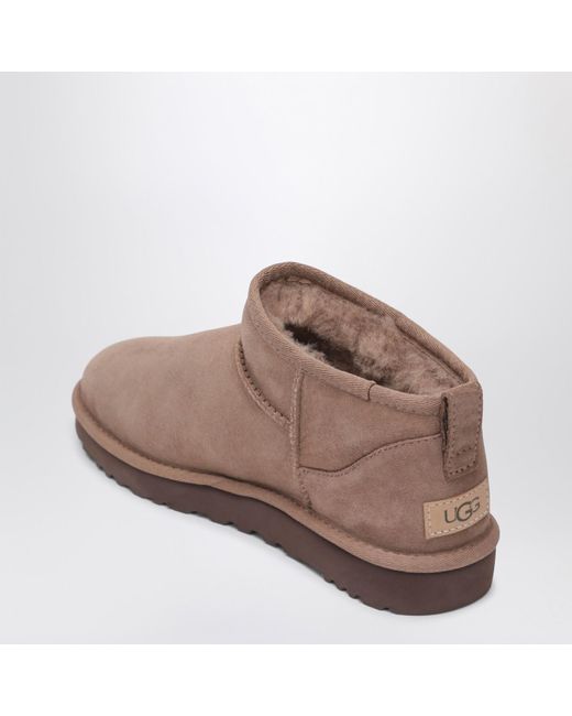 Ugg Brown Classic Ultra Mini Rocky Oak Boot