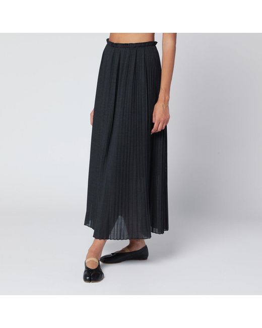 MKDT STUDIO Black Nadja Atelier Pleated Skirt