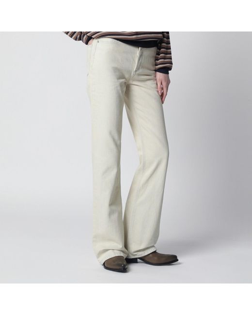 A.P.C. Natural Jeans With Faded Effect