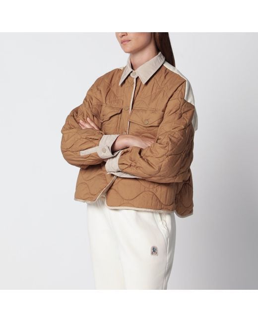 Weekend by Maxmara Natural Almond Reversible Cropped Jacket