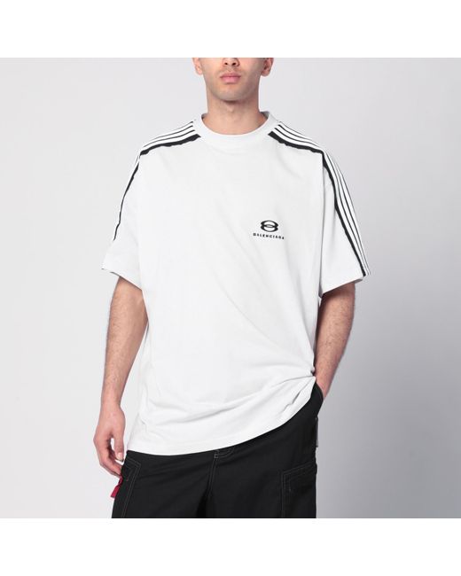 Balenciaga Unity Sports Icon T-Shirt Oversize in White for Men | Lyst