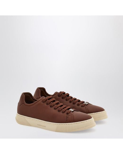 Ferragamo Brown Sneakers Bruce for men