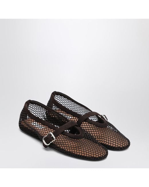 Alaïa Brown Ballet Flat