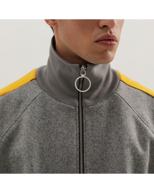Giacca grigia con bande laterali di 1989 STUDIO in Gray da Uomo