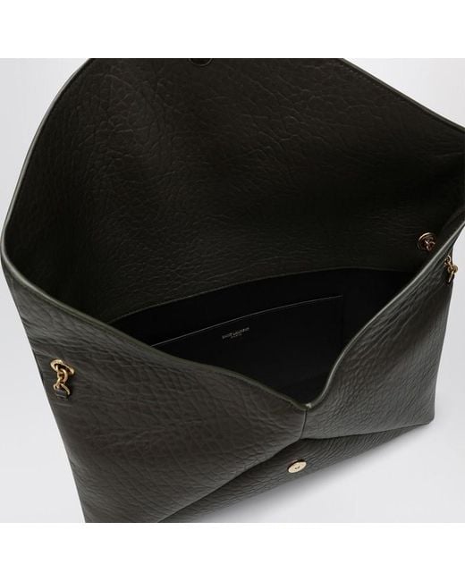 Pochette Envelope Cassandre Xxl Mousse Saint Laurent en coloris Black