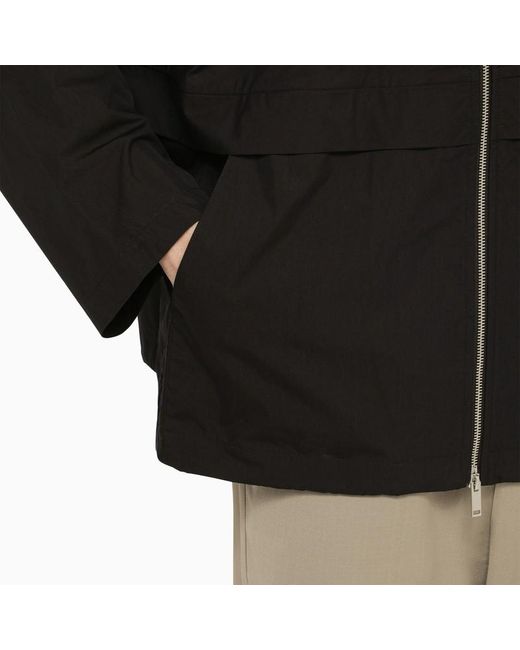 Giacca navy in misto cotone di Studio Nicholson in Black da Uomo