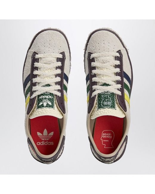 adidas x Brain Dead White Sneaker Forest Hills Cream for men