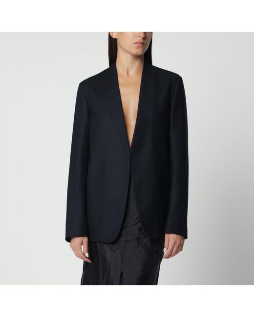 Maison Margiela Blue Virgin Wool Jacket