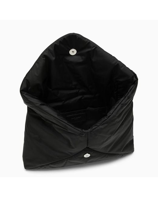 Pochette envelope grande cassandre nera in nylon di Saint Laurent in Black da Uomo