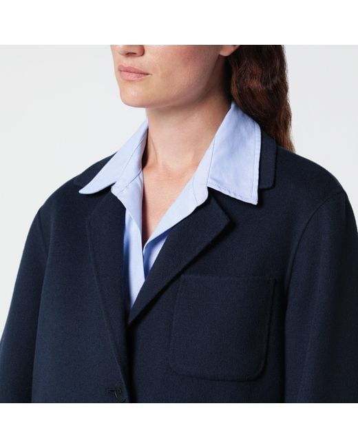 Weekend by Maxmara Blue Cropped Jacket