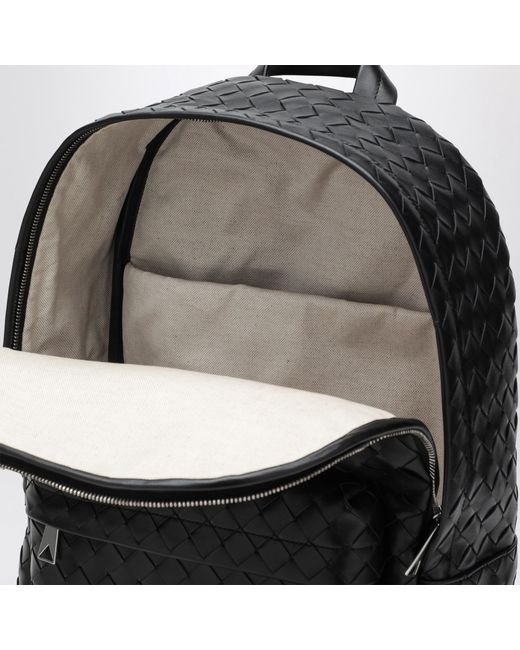 Bottega Veneta Black Medium Backpack for men