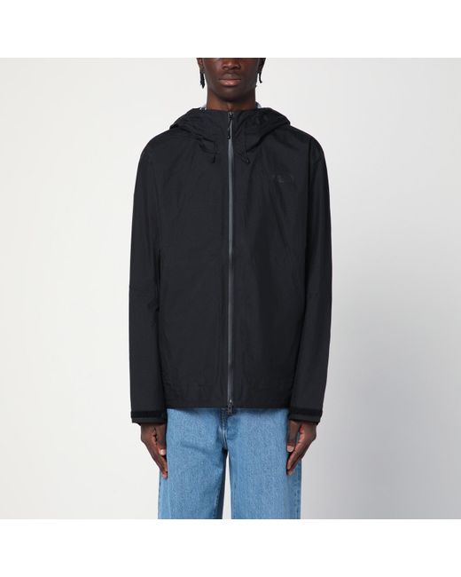 The North Face Black Windbreaker Jacket With Zipper for men