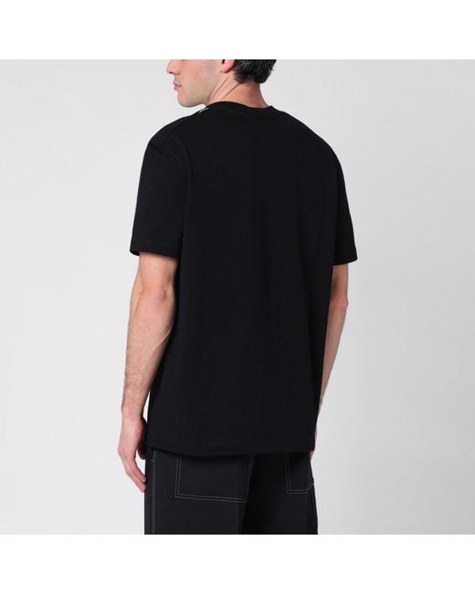 Jil Sander Black Cotton T-Shirt for men