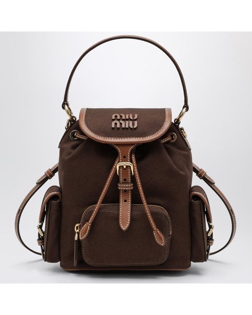 Miu Miu Brown Backpack