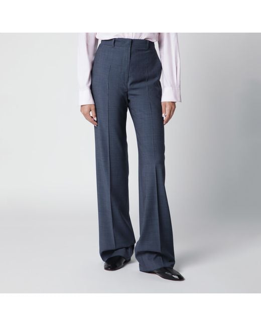 Max Mara Blue Classic Trousers