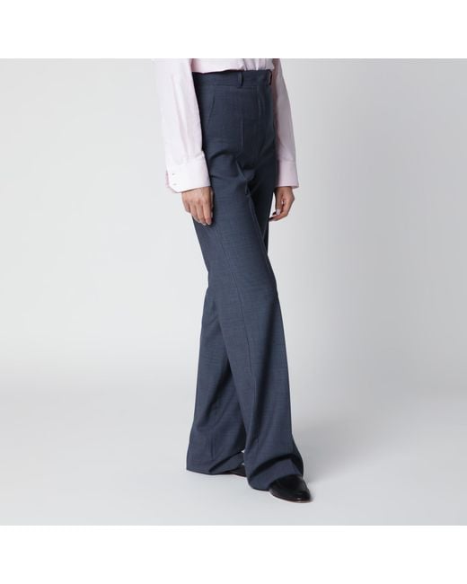 Max Mara Blue Classic Trousers