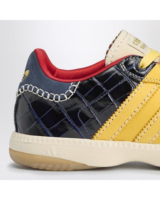 Adidas by Wales Bonner Yellow Sneaker Wales Bonner Samba Mn St Fade Gold/collegiate Navy for men