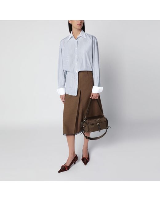 Borsa Explore Medium di Prada in Brown