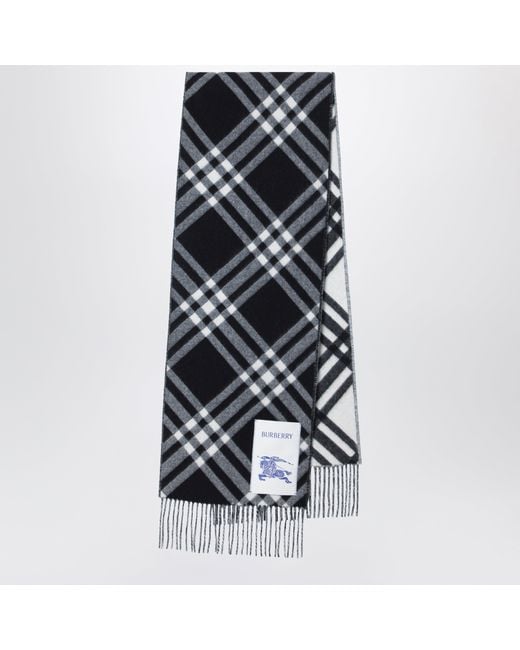 Sciarpa Check Nera di Burberry in Black