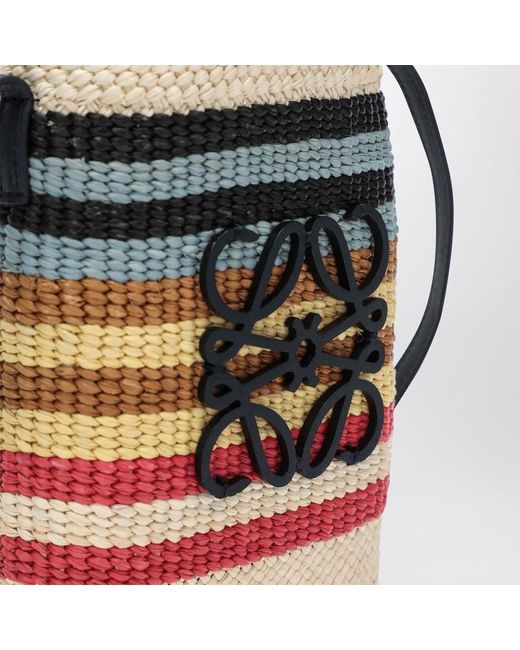 Secchiello piccolo in palma iraca di Loewe in Multicolor