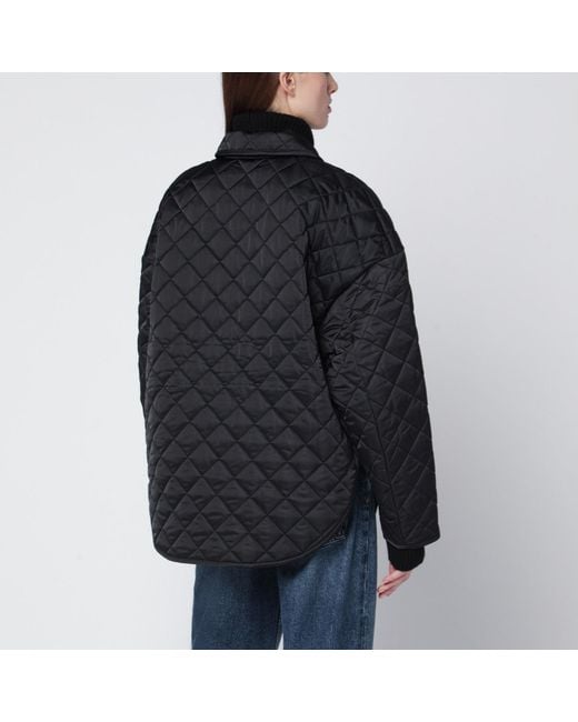 Totême Black Quilted Jacket