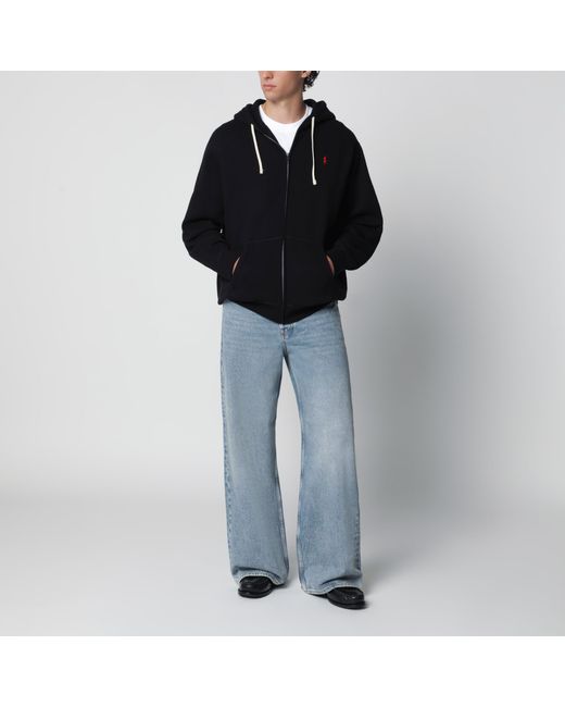 Polo Ralph Lauren Black Zip-Up Hoodie for men