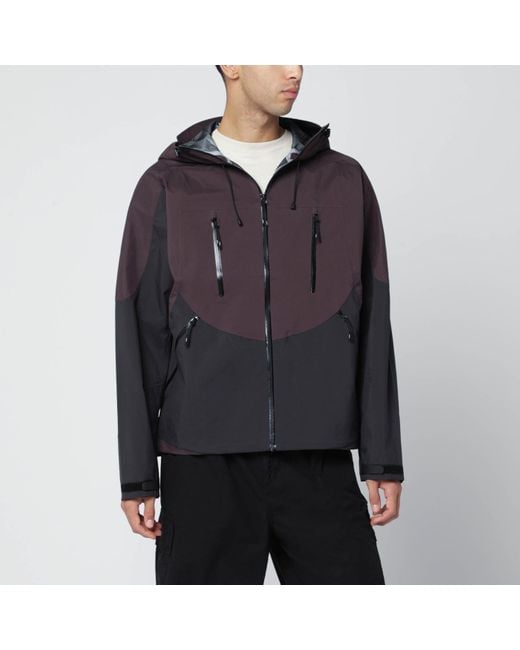 Purple Mountain Observatory Blue Chocolate Anvil Shell Jacket for men