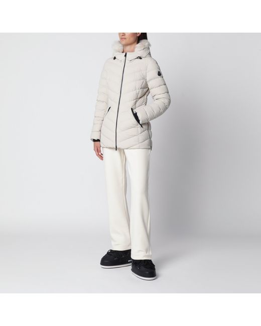 Moose Knuckles Natural Roselawn Alabaster Nylon Jacket